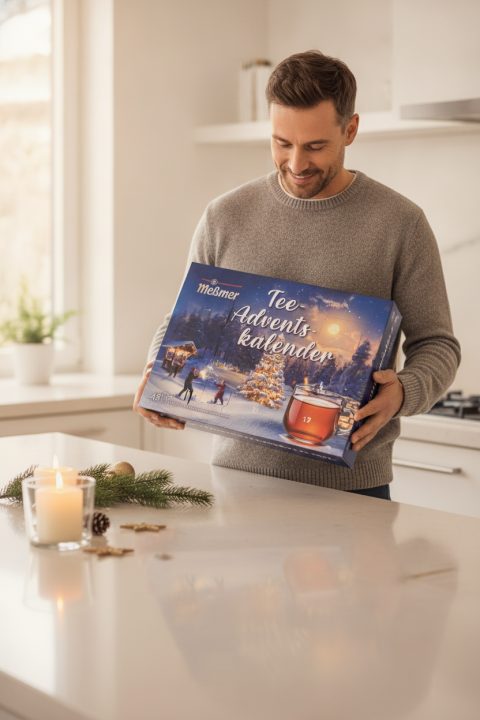 Meßmer Tee-Adventskalender 2026-24 Türchen mit 48 Teebeuteln