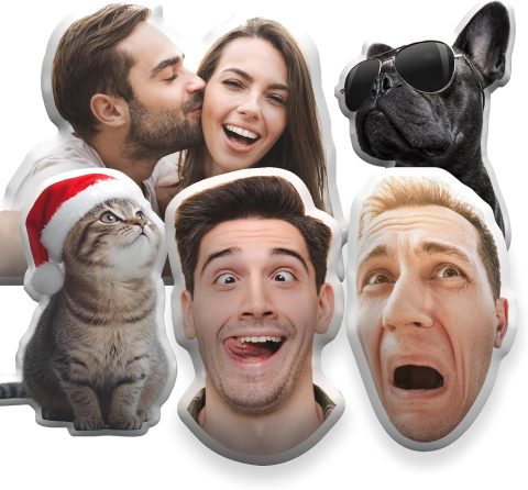 Foto-Kissen mit eigenem Bild – lustiges Wichtelgeschenk