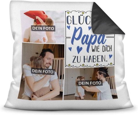 Fotokissen zum Selbstgestalten – Geschenk für Papa