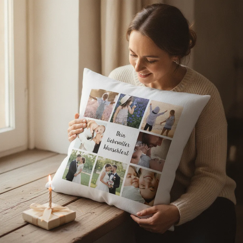 Fotokissen zum Selbstgestalten – persönliches Geschenk – Bild 7