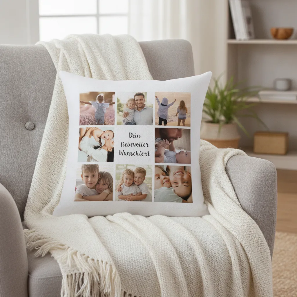 Fotokissen zum Selbstgestalten – persönliches Geschenk – Bild 2