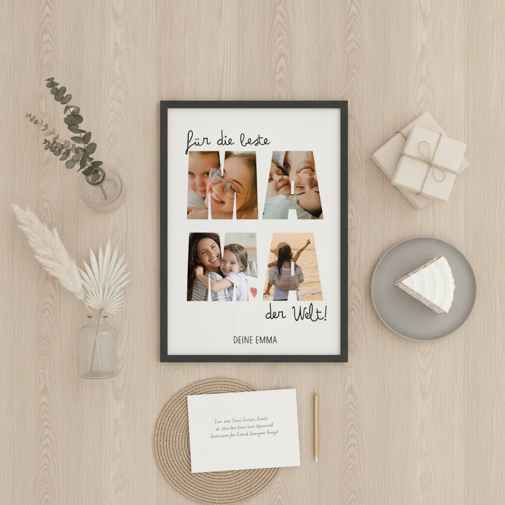 Personalisierte Fotocollage für Mama zum Fest – Bild 11