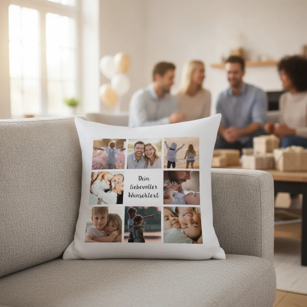 Fotokissen zum Selbstgestalten – persönliches Geschenk – Bild 11