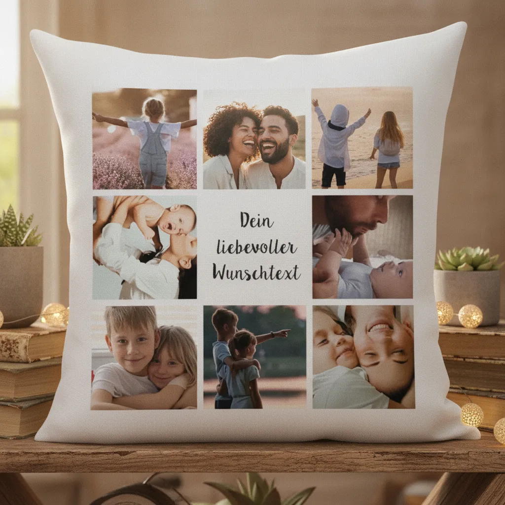 Fotokissen zum Selbstgestalten – persönliches Geschenk – Bild 9