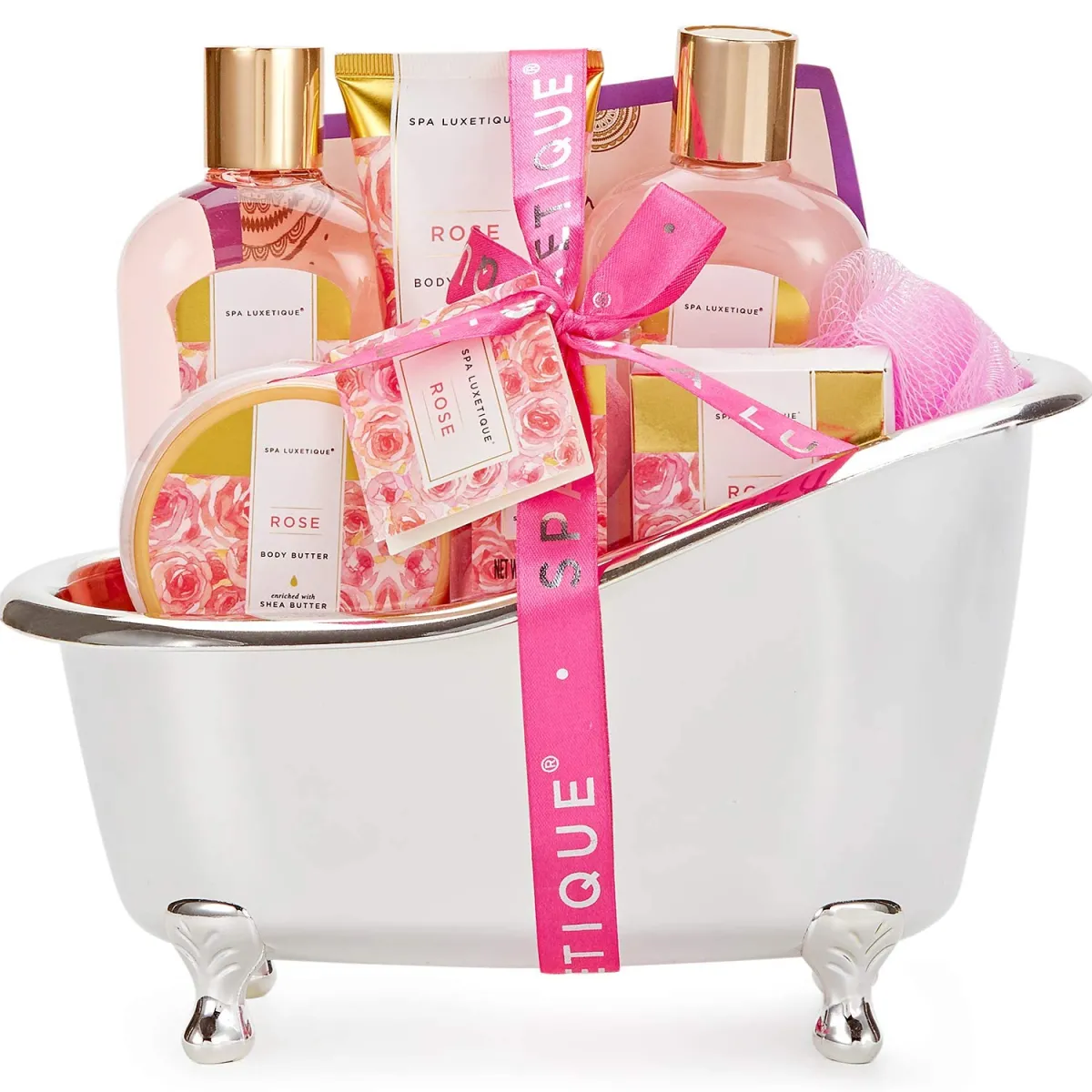 Wellness-Set mit Rosenduft für Frauen zu Weihnachten