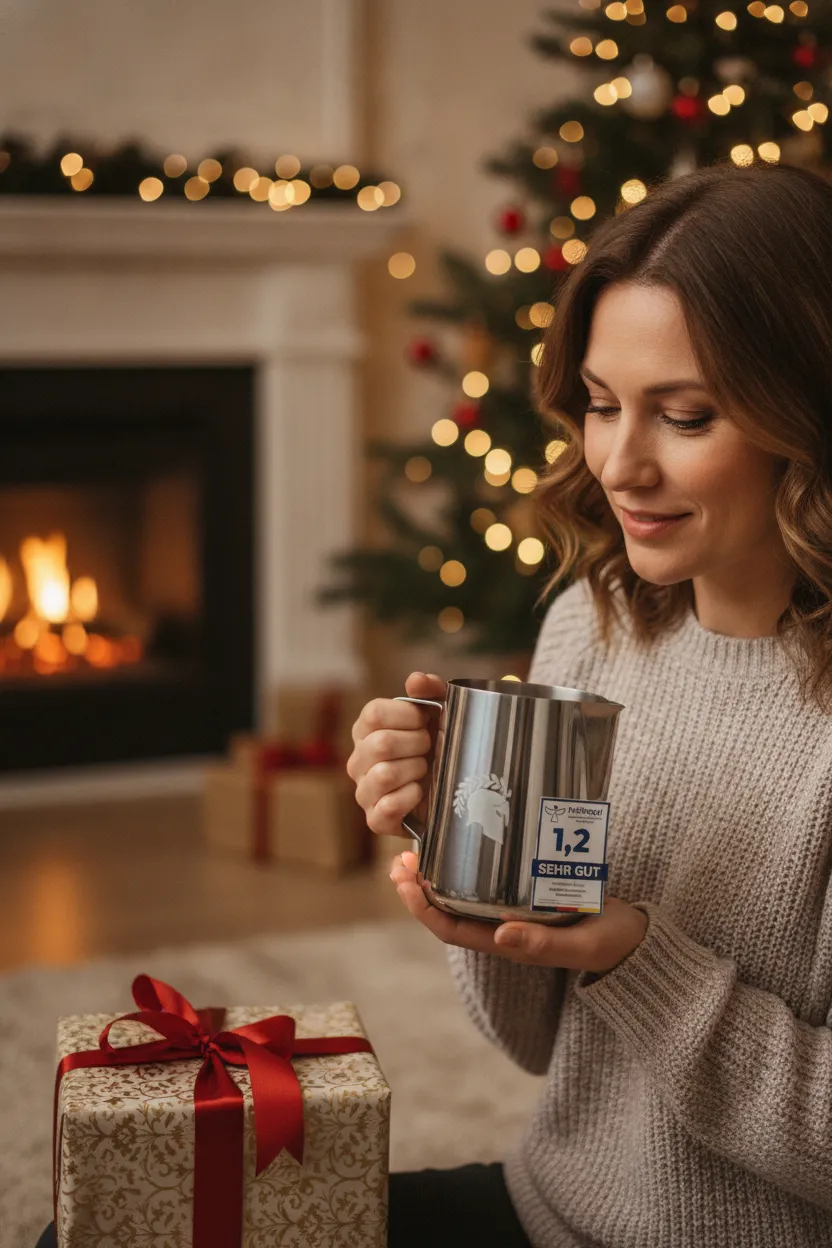 Milchkännchen-Set aus Edelstahl für Latte-Art-Fans