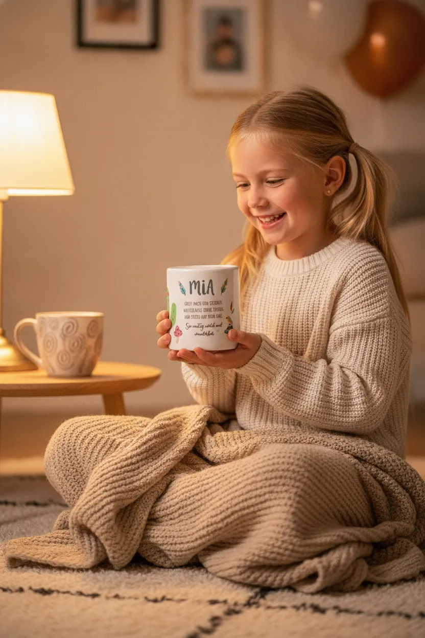 Boho Spardose in Weiß, Grün und Rosa fürs Kinderzimmer – Bild 9
